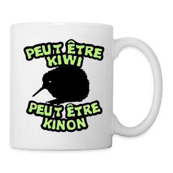peut etre kiwi kinon animal oiseaux expr - Mug blanc - blanc - Droite