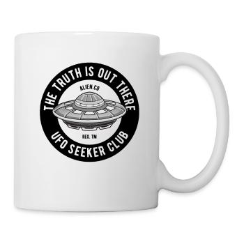 UFO Science Fiction - Tasse - Weiß - Rechts