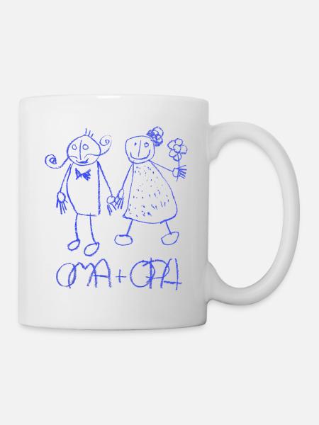 Oma und OPa - Tasse - Weiß