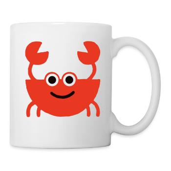 Krabbe Krebs Wasser Tier - Tasse - Weiß - Rechts