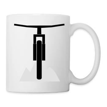 live_to_ride_logo - Tasse - Weiß - Rechts