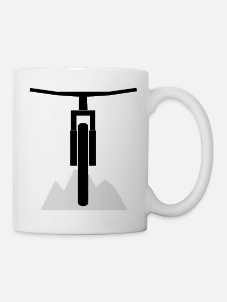 live_to_ride_logo - Tasse - Weiß