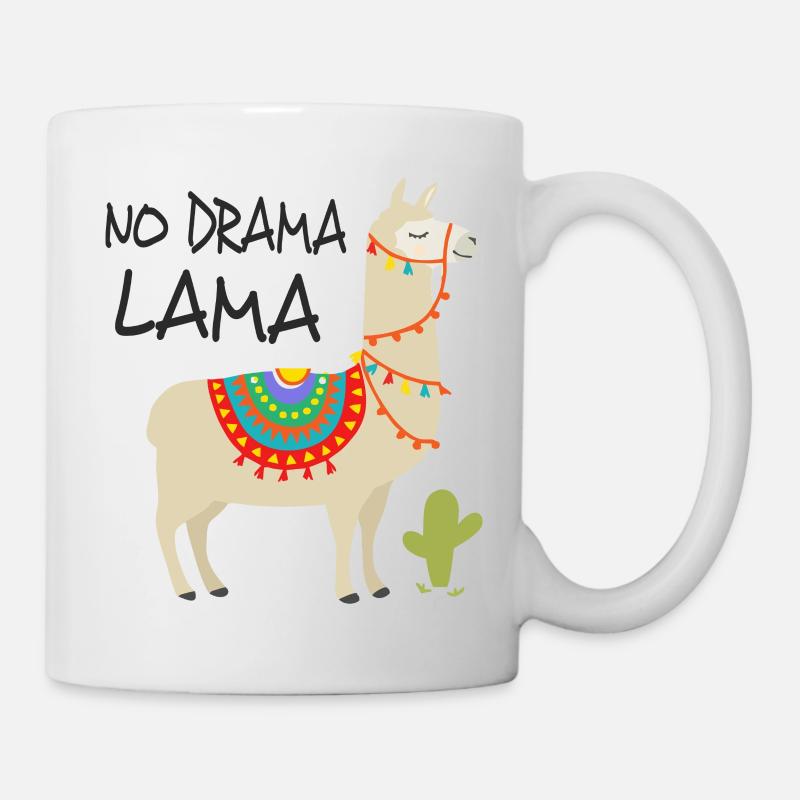 Drama Lama 1 - Tasse - Weiß