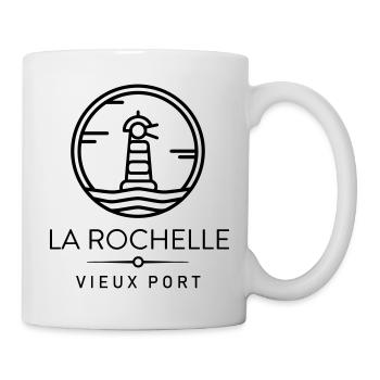 la rochelle vieux port - Mug blanc - blanc - Droite