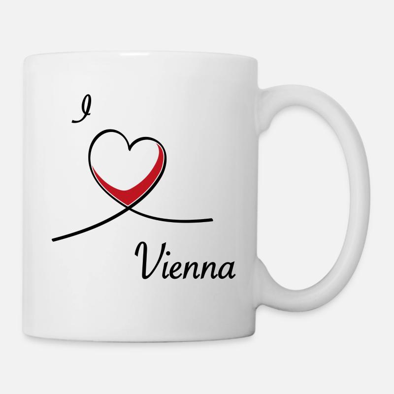J'aime Vienne - J'aime Vienne - Mug blanc - blanc