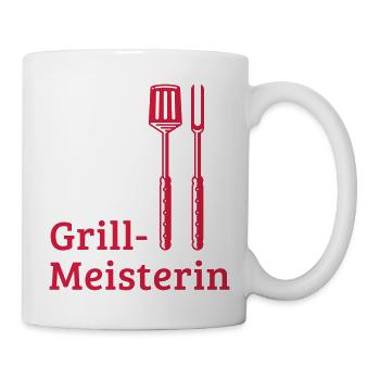 Grill-Meisterin (1C) - Tasse - Weiß - Rechts