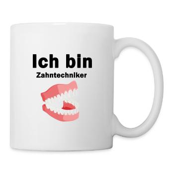 I am a dental technician - Mug - white - Right