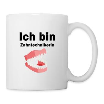 I am a dental technician - Mug - white - Right