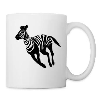 Zebra - Mug blanc - blanc - Droite