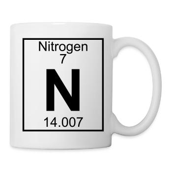 Nitrogen (N) (element 7) - Mug - white - Right