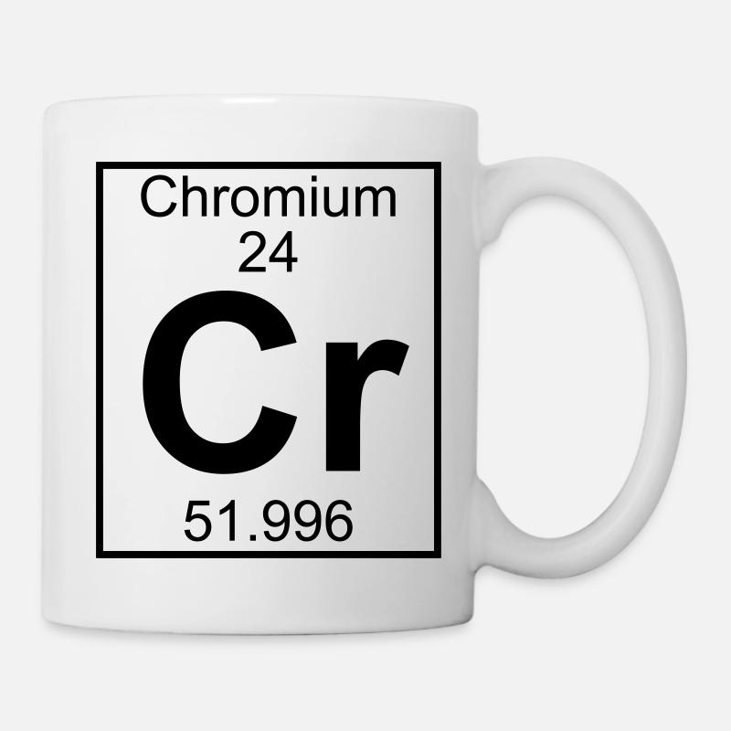 Chromium (Cr) (element 24) - Mug - white
