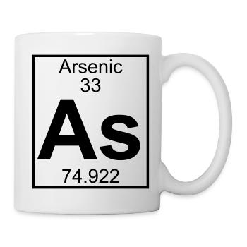 Arsenic (As) (element 33) - Mug - white - Right