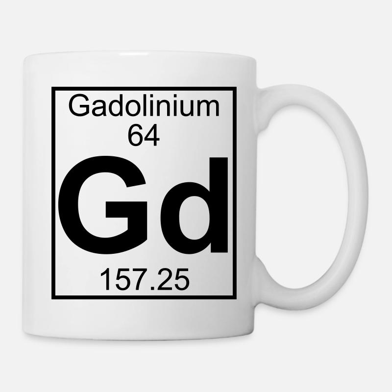 Gadolinium (Gd) (element 64) - Mug - white