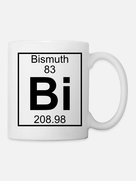 Element 083 - Bi (bismuth) - Full - Mug blanc - blanc