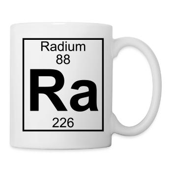 Radium (Ra) (element 88) - Mug - white - Right