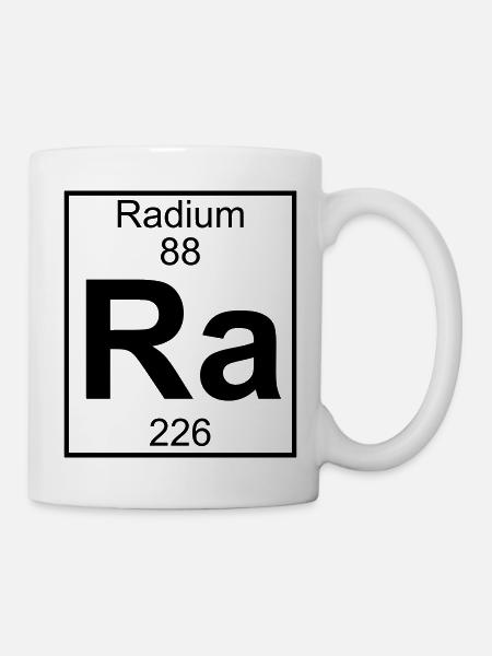 Element 088 - Ra (radium) - Full - Tasse - Weiß