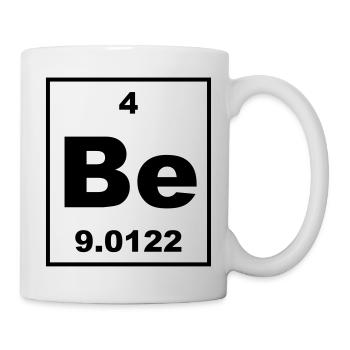 Beryllium (Be) (element 4) - Mug - white - Right