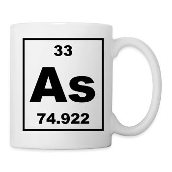 Arsenic (As) (element 33) - Mug - white - Right