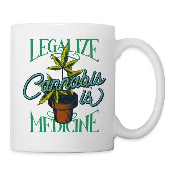 Smoke weed everyday - Mug - white - Right