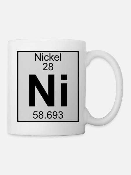 Elements 28 - ni (nickel) - Full (white) - Mug blanc - blanc