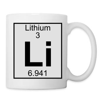 Elements 3 - li (lithium) - Full (white) - Tasse - Weiß - Rechts