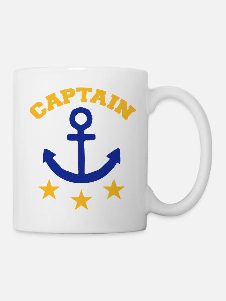 Captain - Tasse - Weiß