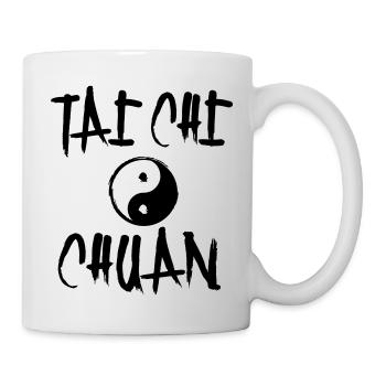 Tai Chi Chuan Yin Yang - Tasse - Weiß - Rechts
