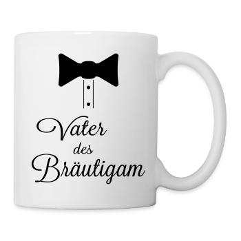vater des bräutigam - Mug blanc - blanc - Droite