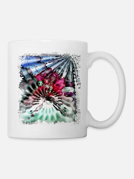 Psychedelic Power - Tasse - Weiß