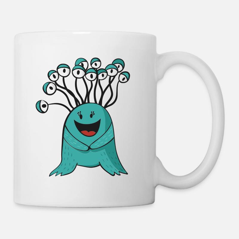 Freundliches Monster - Tasse - Weiß