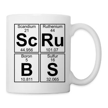 Sc-Ru-B-S (scrubs) - Full - Mug - white - Right