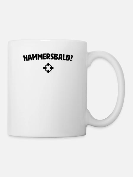 Hammersbald? Nordischer Gott der Ungeduld - Tasse - Weiß