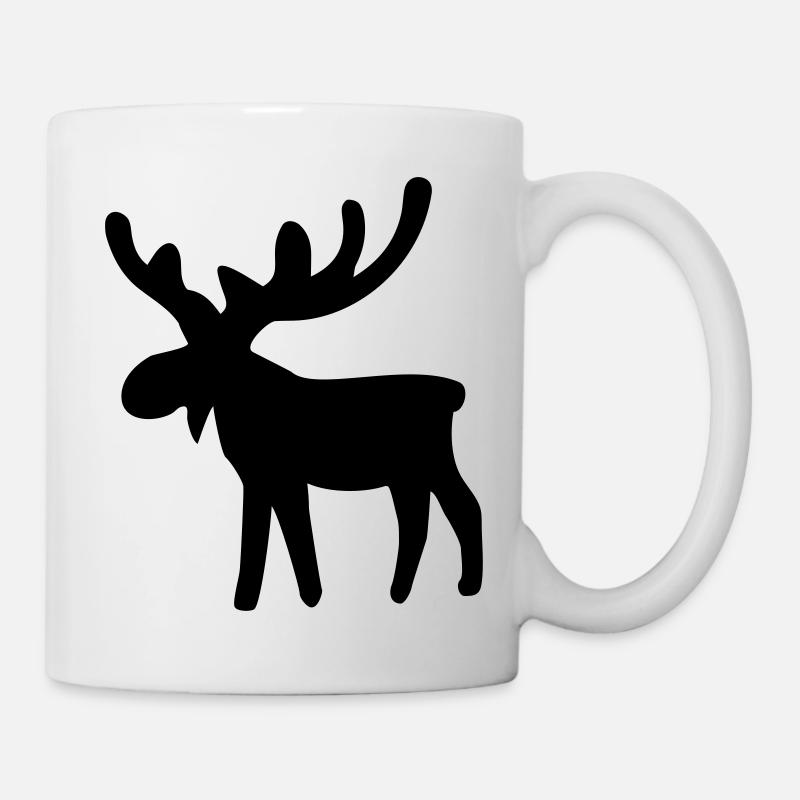 Elch - Tasse - Weiß
