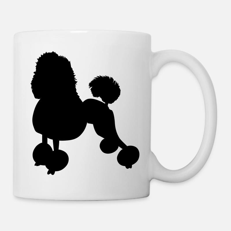 caniche - Mug blanc - blanc