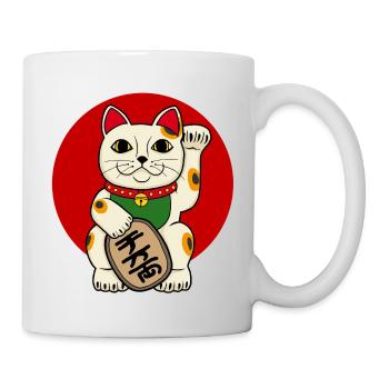 lucky cat - Mug - white - Right