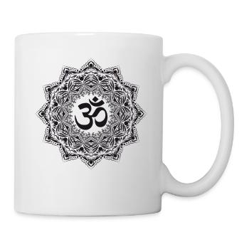 Spirit - Om Sign | Mandala - Mug blanc - blanc - Droite