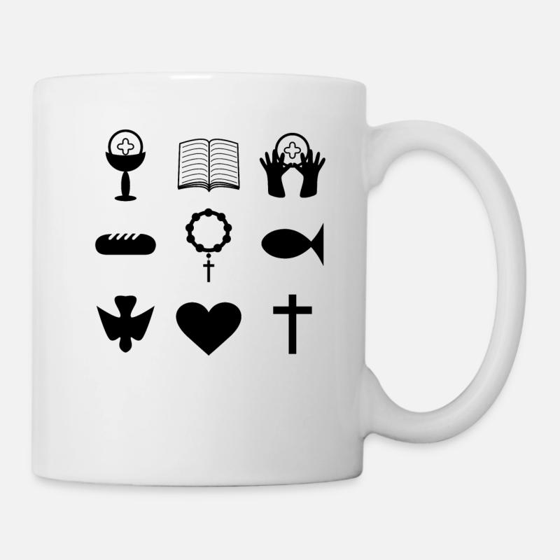 Confirmation - Communion - Mug blanc - blanc