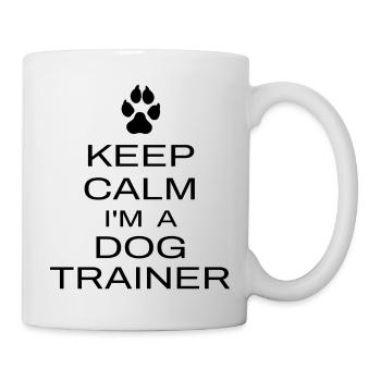 Keep Calm I'm A Dog Trainer Funny Dog Training - Mug - white - Right