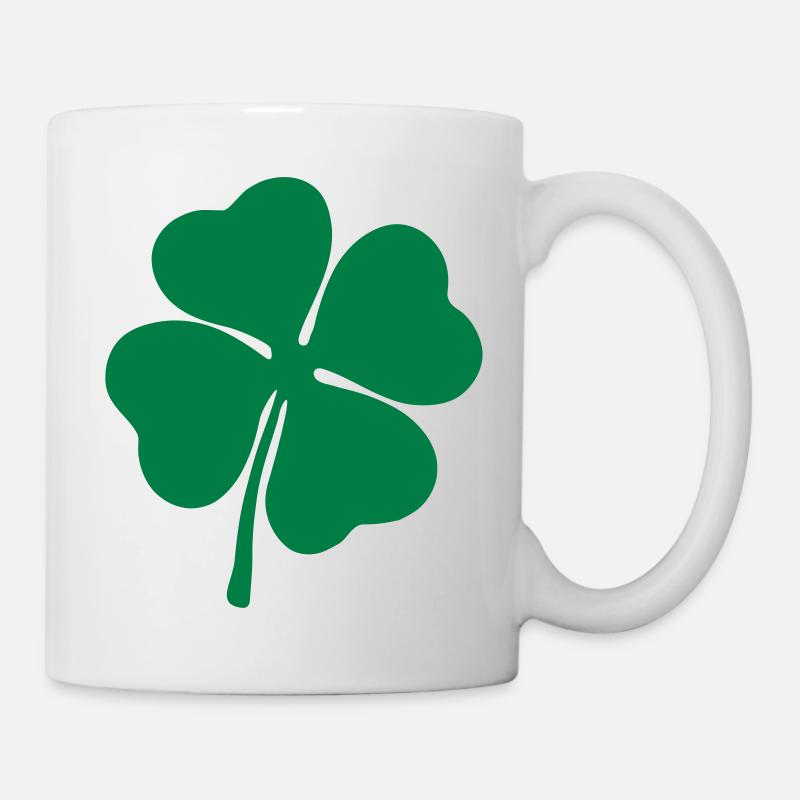 Symbol - Klee - Tasse - Weiß