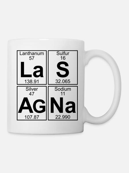 La-S-Ag-Na (lasagna) - Full - Mug - white