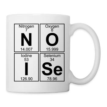 N-O-I-Se (noise) - Full - Mug - white - Right