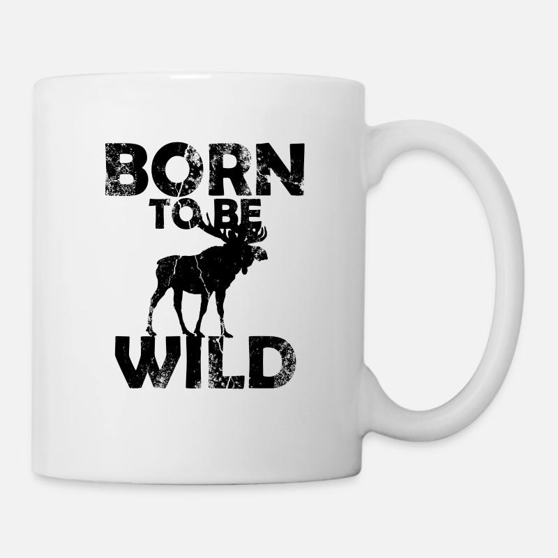 Randonnée nature sauvage orignal - Mug blanc - blanc