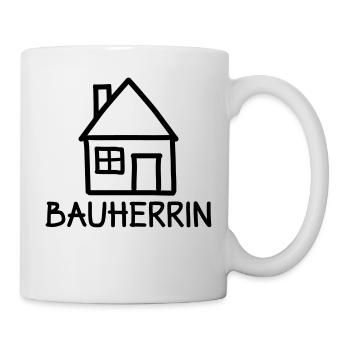 Bauherrin - Tasse - Weiß - Rechts