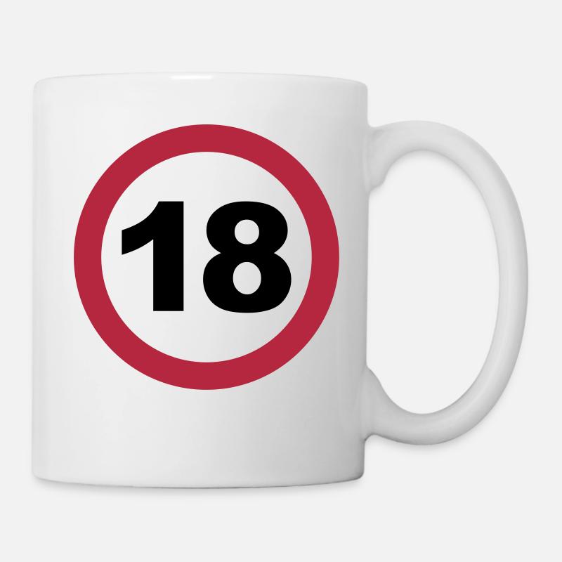 18 Geburtstag - Tasse - Weiß