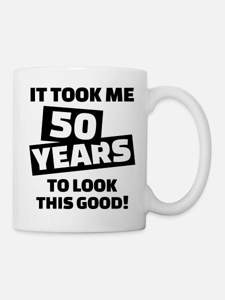 50 Geburtstag - Tasse - Weiß
