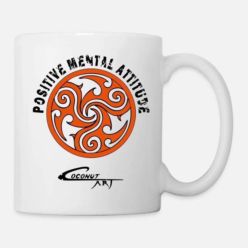 PMA-Mandala - Tasse - Weiß