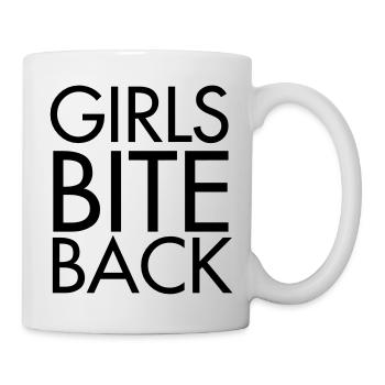 Girls bite back - Mug - white - Right