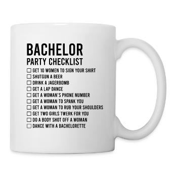 Junggesellenabschied - Tasse - Weiß - Rechts