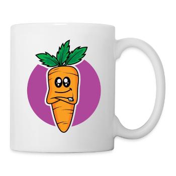 Chef Möhre - Tasse - Weiß - Rechts