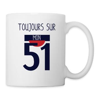 Always on my 51 - Mug - white - Right